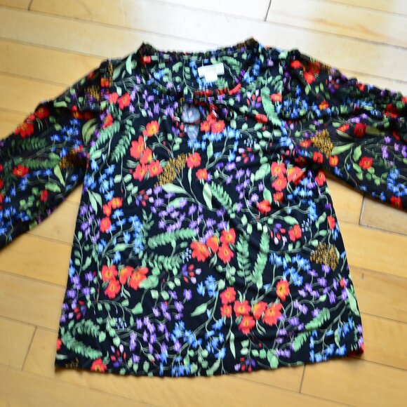 Maeve Anthropologie Jacquin Peasant Blouse Size S - Picture 2 of 12